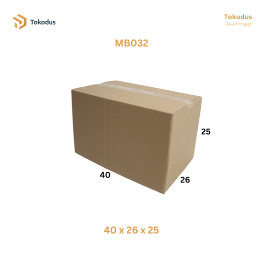 MB032 Kardus Packing Box 40x26x25 cm (Bisa Custom)