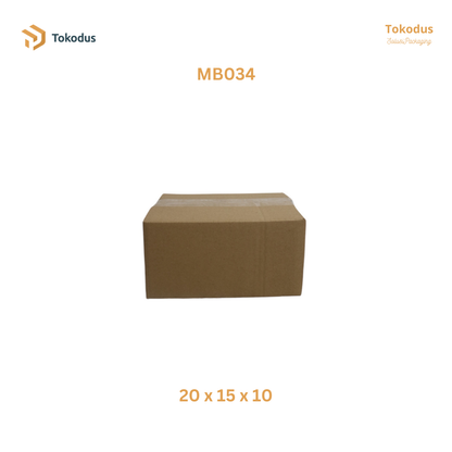 MB034 Kardus Packing Box 20x15x10 cm (Bisa Custom)