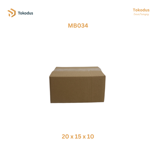 MB034 Kardus Packing Box 20x15x10 cm (Bisa Custom)