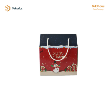 SN007 Kardus Box Kue Natal Ukuran 18,5 x 10 x 14 cm