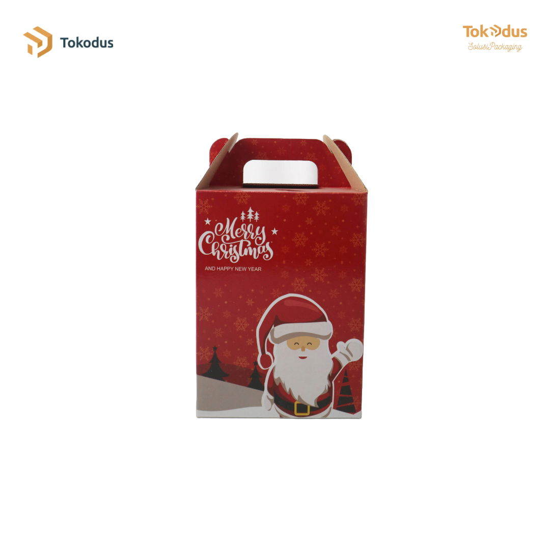 SN009 Kardus Box  Natal 14 x 14 x 20cm