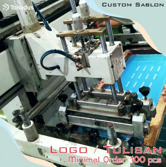 Custom Design Sablon Dua Sisi