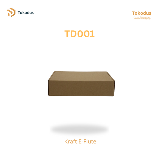 TD001 Kardus Box Die Cut 22x11x5,5 cm (Bisa Custom)