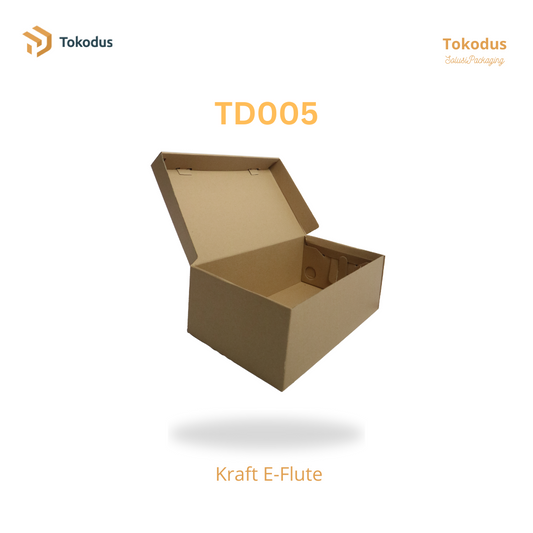 TD005 Kardus Box Sepatu 34x19x11,3cm (Bisa Custom)