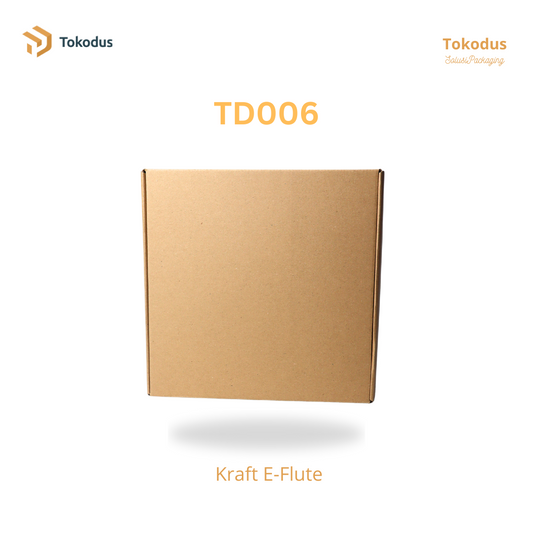 TD006 Kardus Box Die Cut 22x22x9 cm (Bisa Custom)