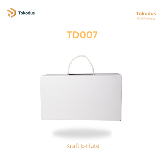 TD007 Kardus Box Sepatu 29x16x10 cm Model Tali (Bisa Custom)