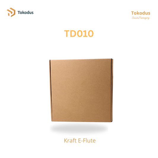 TD010 Kardus Box Die Cut 22x22x5 cm (Bisa Custom)