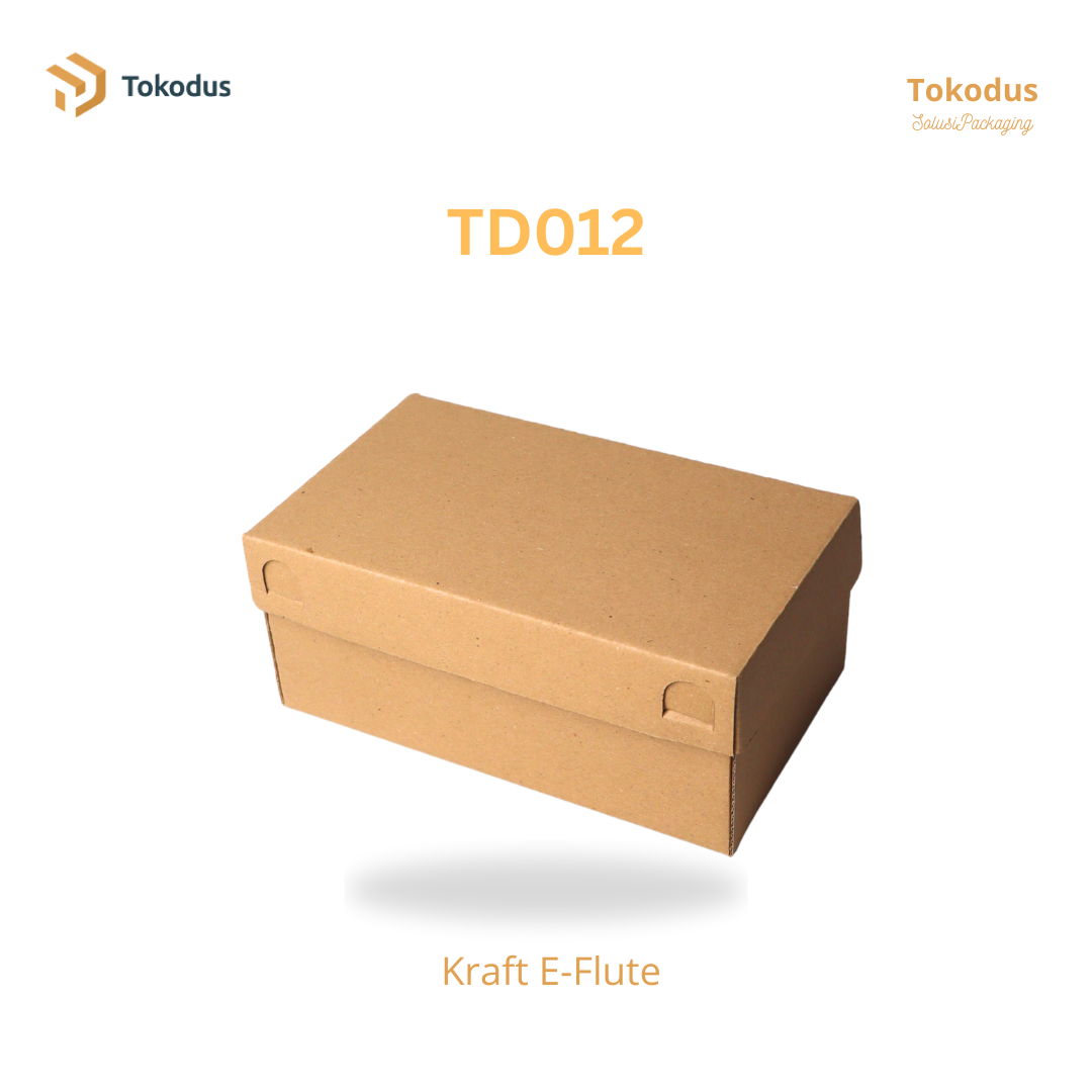 TD012 Kardus Box Sepatu Anak 22x13x9,5 cm (Bisa Custom)