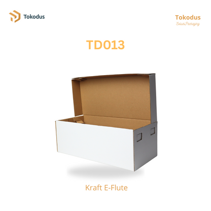 TD013 Kardus Box Sendal 31x14x11,3 cm (Bisa Custom)