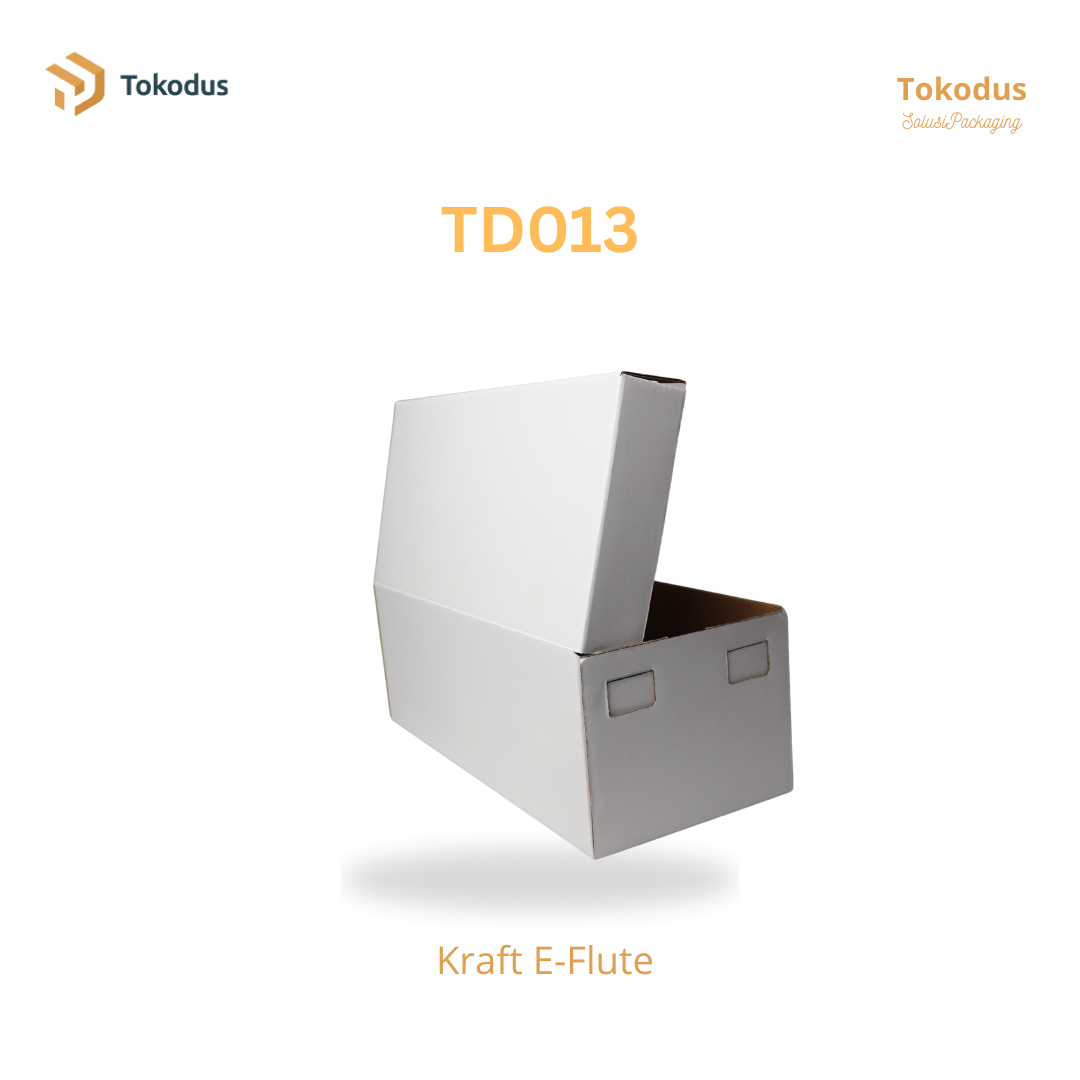TD013 Kardus Box Sendal 31x14x11,3 cm (Bisa Custom)