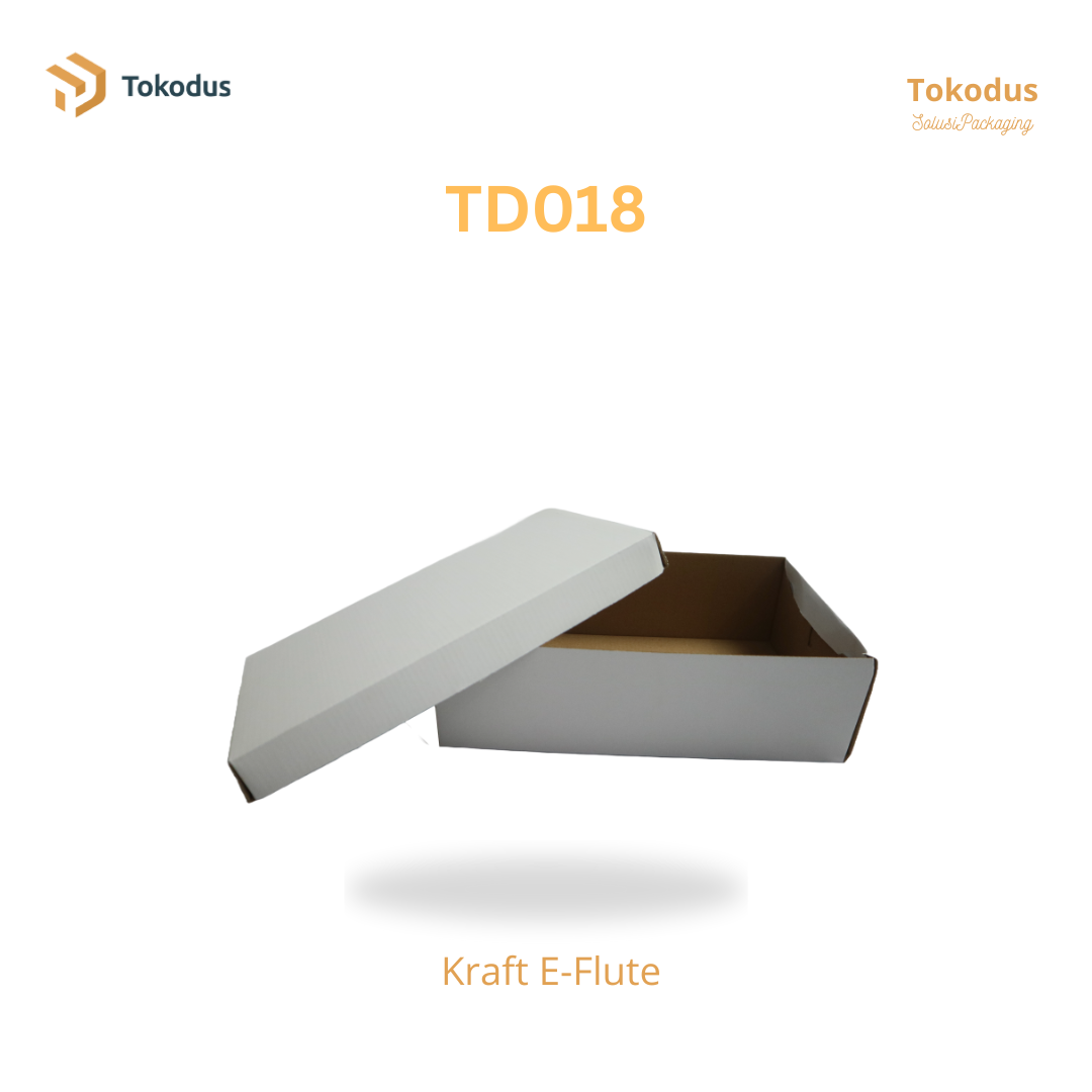 TD018 Kardus Box Sepatu 28x16x8,5 cm (Bisa Custom)