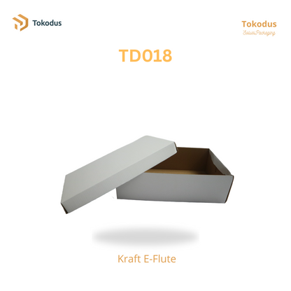 TD018 Kardus Box Sepatu 28x16x8,5 cm (Bisa Custom)