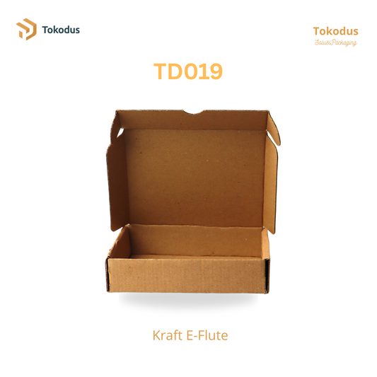 TD019 Kardus Box Die Cut 13x10x3 cm (Bisa Custom)