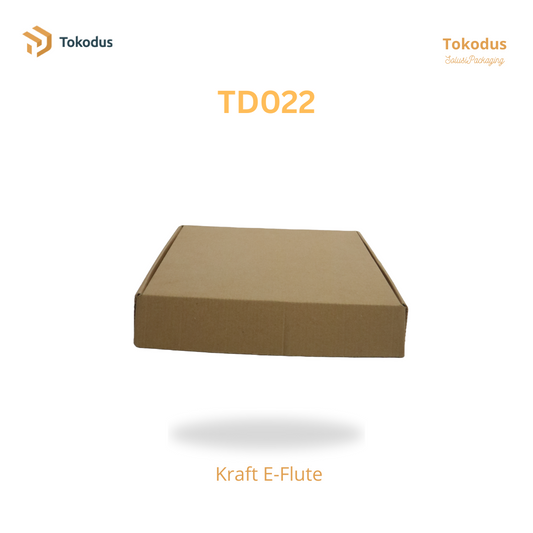 TD022 Kardus Box Pizza 25x25x5 cm (Bisa Custom)