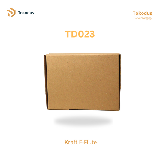 TD023 Kardus Box Pizza 20x15x5 cm (Bisa Custom)