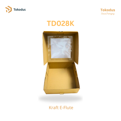 TD028K Kardus Kue Mika 25x25x10 cm (Bisa Custom)
