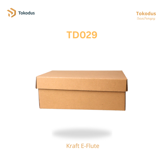 TD029 Kardus Box Sepatu 25,5x15,5x9 cm (Bisa Custom)