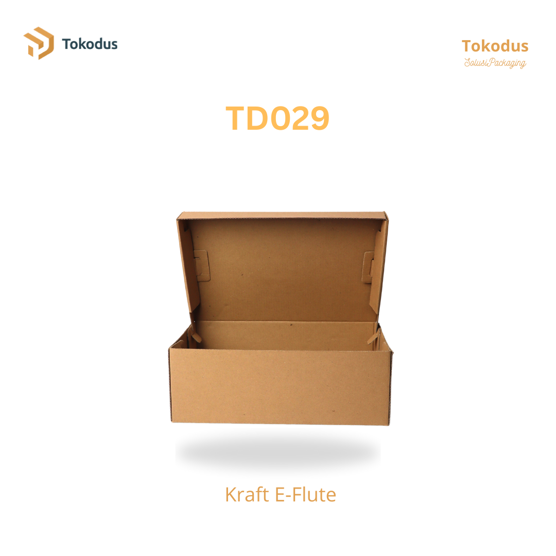 TD029 Kardus Box Sepatu 25,5x15,5x9 cm (Bisa Custom)
