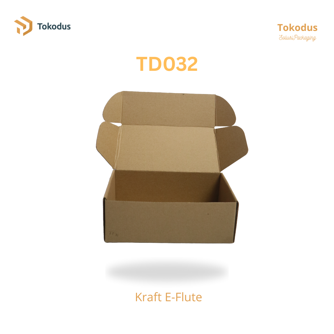 TD032 Kardus Box Die Cut 22x11x8 (Bisa Custom)