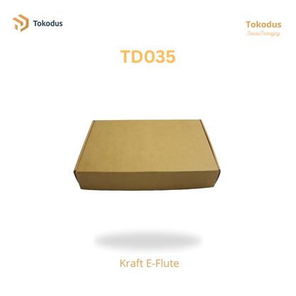 TD035 Kardus Box Die Cut 26x16x5 cm (Bisa Custom)