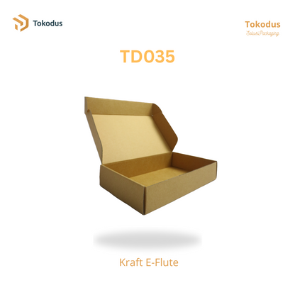 TD035 Kardus Box Die Cut 26x16x5 cm (Bisa Custom)