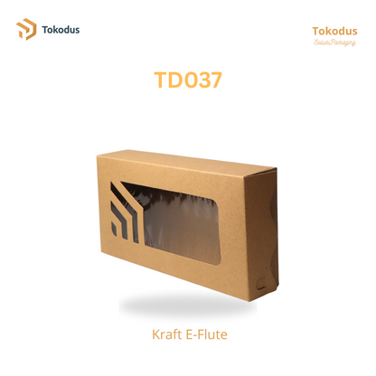 TD037 Kardus Brownies 24x12x5 cm Kraft 310 Laminasi (Bisa Custom)