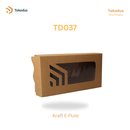 TD037 Kardus Brownies 24x12x5 cm Kraft 310 Laminasi (Bisa Custom)