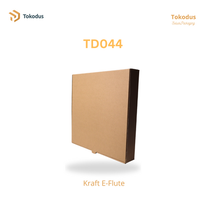 TD044 Kardus Box Pizza 30x30x5 cm (Bisa Custom)