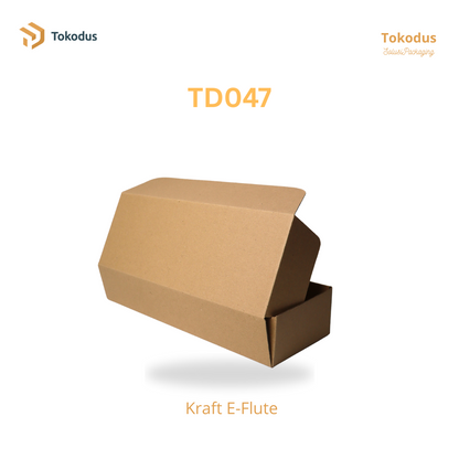 TD047 Kardus Box Die Cut 31x11x6 cm (Bisa Custom)