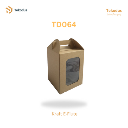 TD064 Kardus Box Jinjing 14x14x20 cm (Bisa Custom)