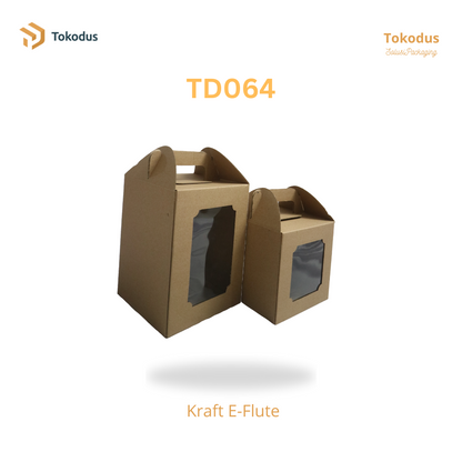 TD064 Kardus Box Jinjing 14x14x20 cm (Bisa Custom)