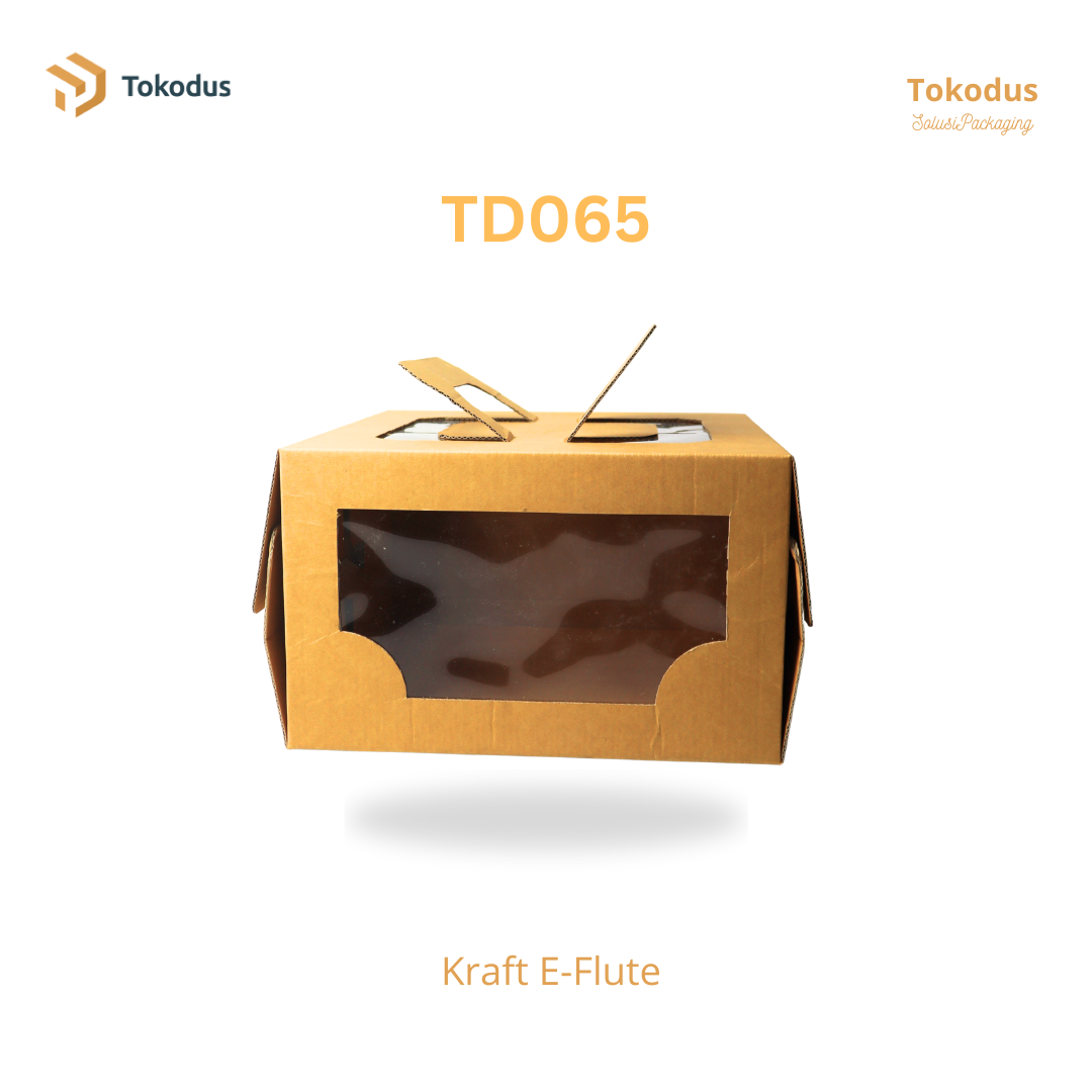 TD065 Kardus Box Jinjing 26x26x15 cm (Bisa Custom)