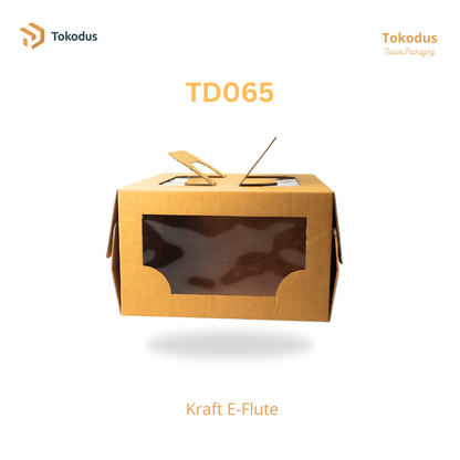 TD065 Kardus Box Jinjing 26x26x15 cm (Bisa Custom)