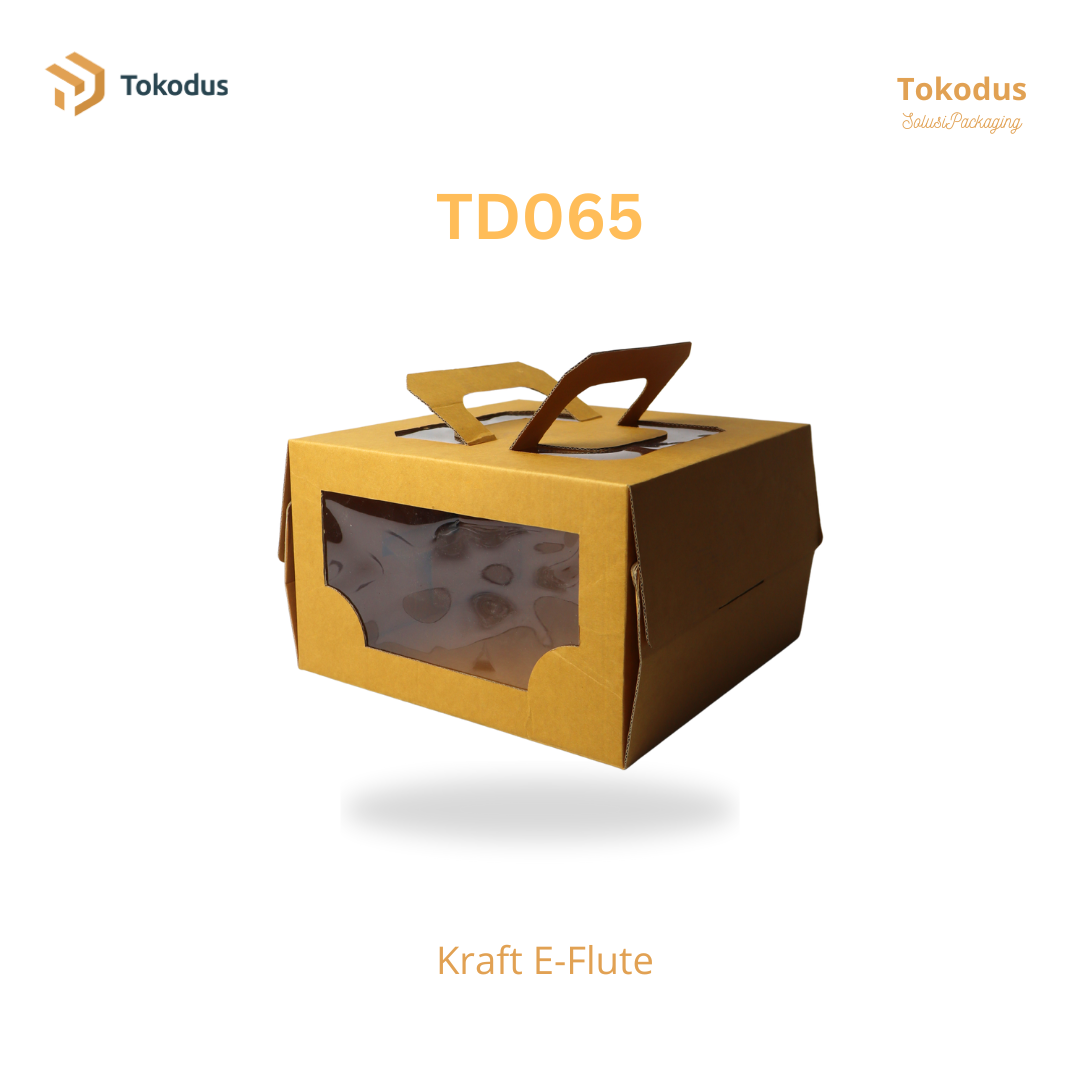 TD065 Kardus Box Jinjing 26x26x15 cm (Bisa Custom)