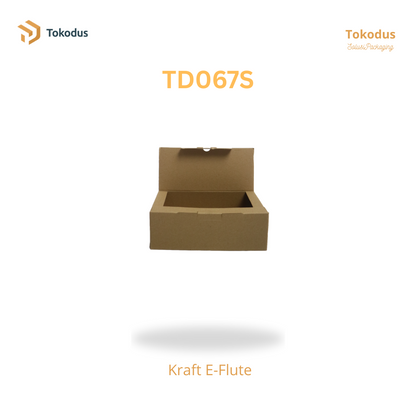 TD067S Kardus Box Sepatu 26,5x12x9 cm (Bisa Custom)