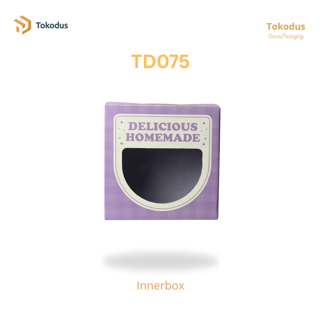 TD075 - TD077 Kardus Makanan/Box Mika/Kotak Kue