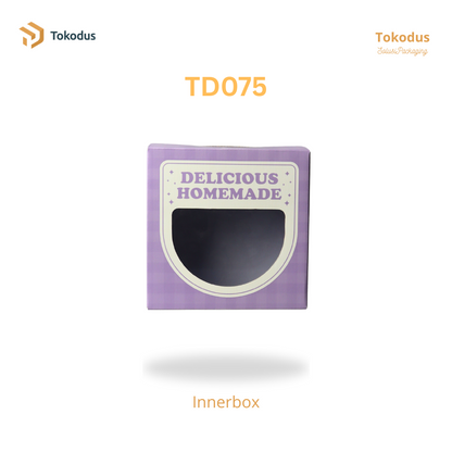 TD075 - TD077 Kardus Makanan/Box Mika/Kotak Kue