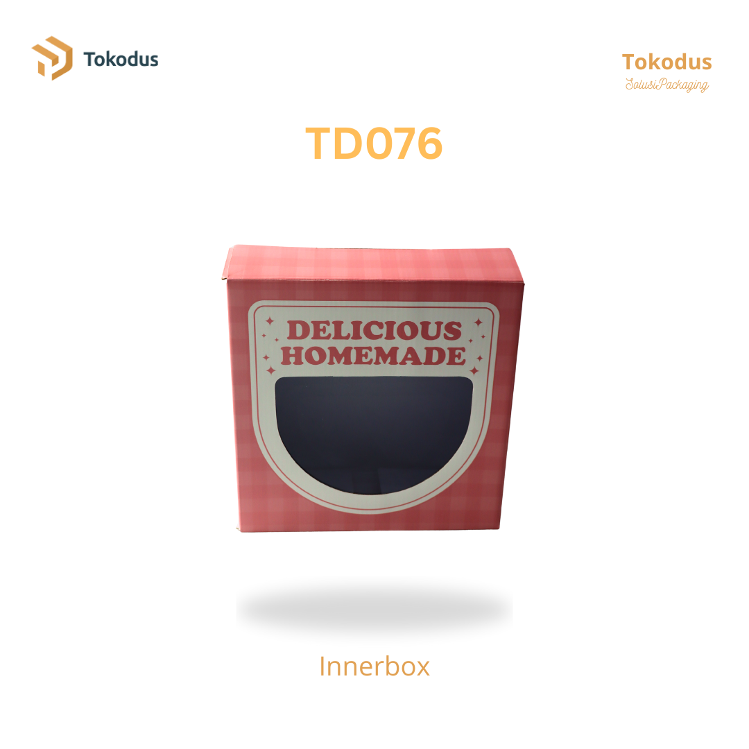 TD075 - TD077 Kardus Makanan/Box Mika/Kotak Kue