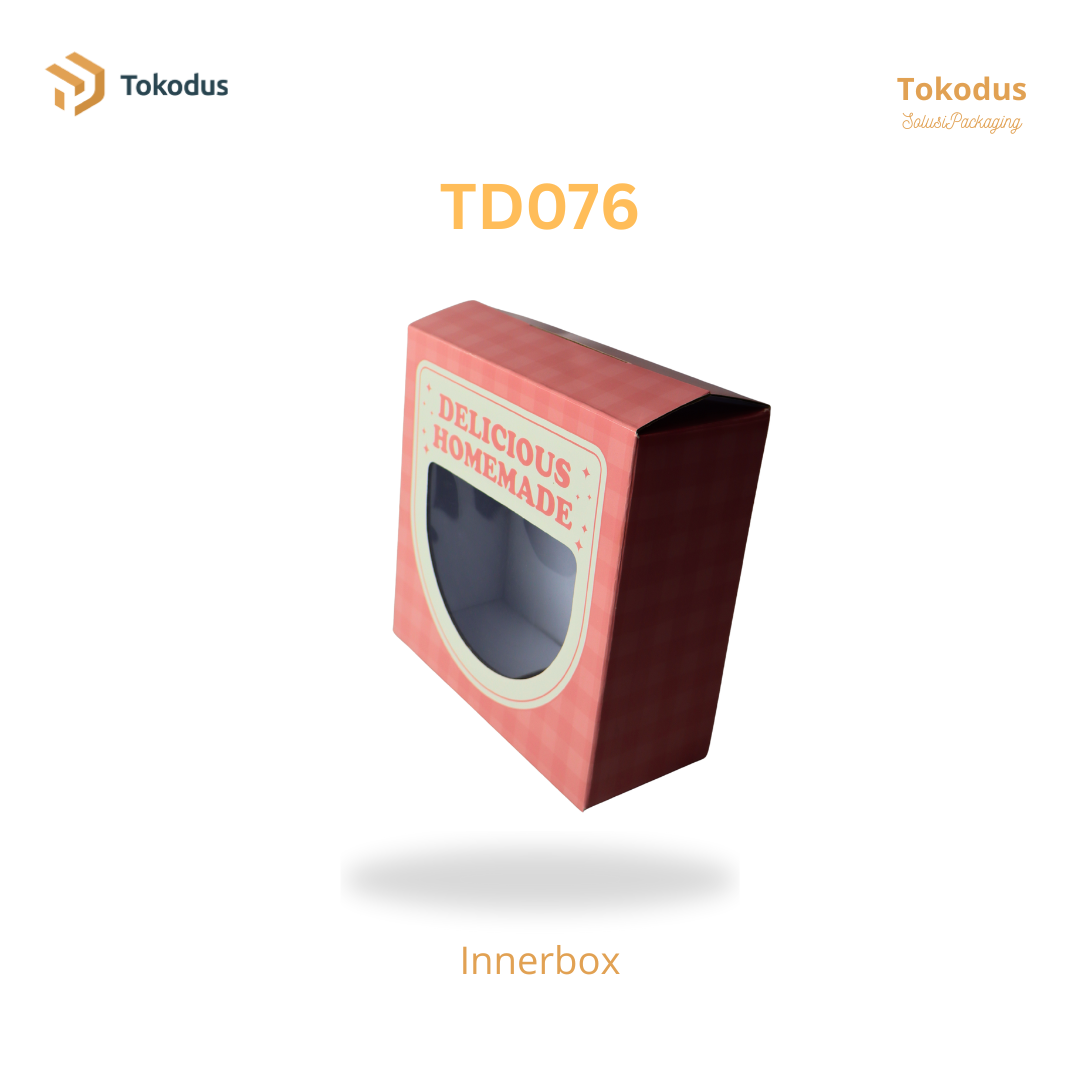 TD075 - TD077 Kardus Makanan/Box Mika/Kotak Kue