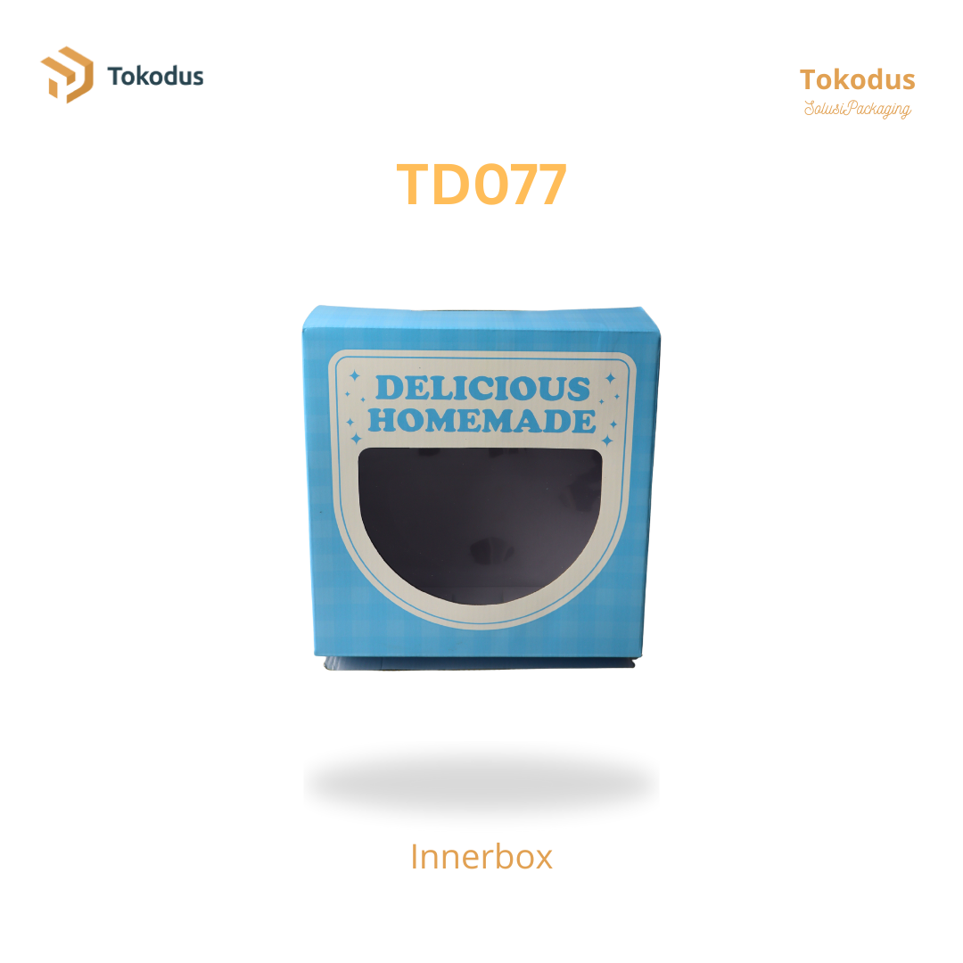 TD075 - TD077 Kardus Makanan/Box Mika/Kotak Kue