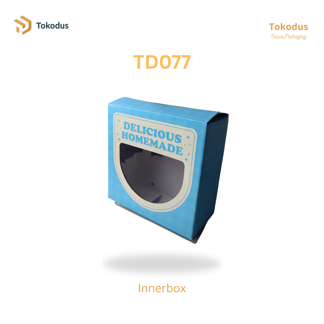 TD075 - TD077 Kardus Makanan/Box Mika/Kotak Kue