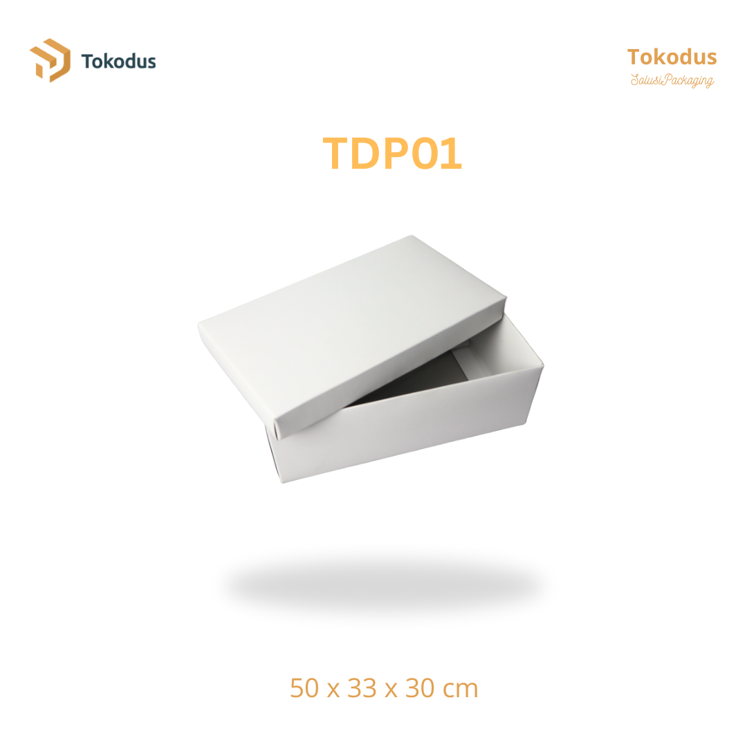 TDP01 Kardus Sepatu Duplex 28 x 15,5 x 9,5 cm