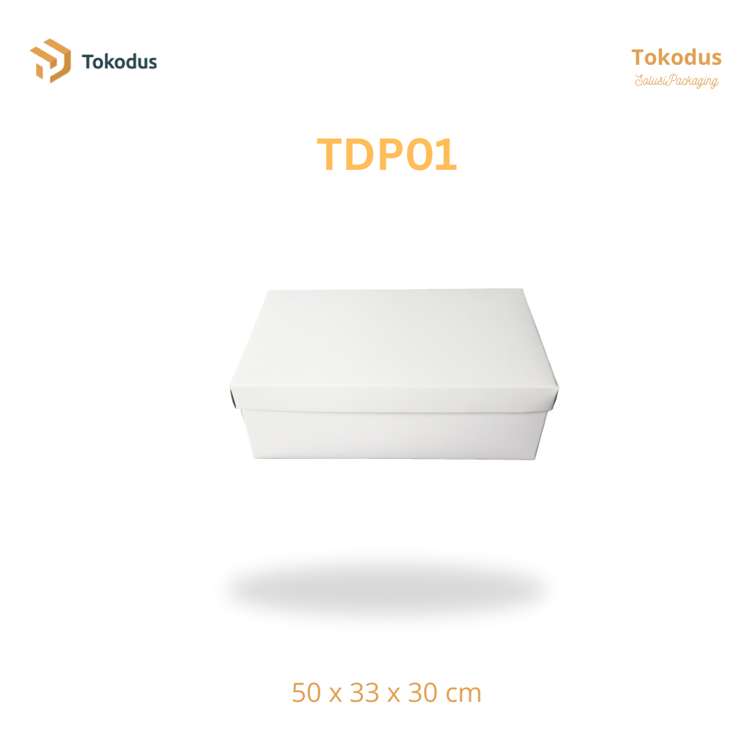 TDP01 Kardus Sepatu Duplex 28 x 15,5 x 9,5 cm