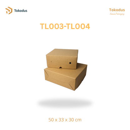 TL003 & TL004 Dus Nasi Kotak/Box Cathering/Kotak Makan