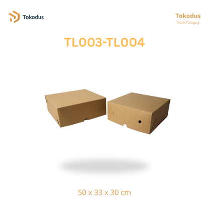 TL003 & TL004 Dus Nasi Kotak/Box Cathering/Kotak Makan