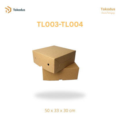 TL003 & TL004 Dus Nasi Kotak/Box Cathering/Kotak Makan