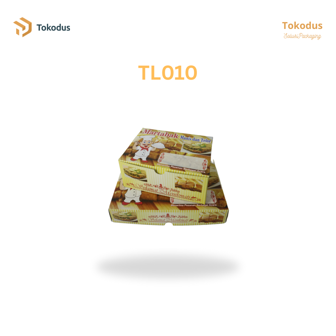 TL009 & TL010 Dus Martabak/Dus Roti Bakar Murah/Box Martabak