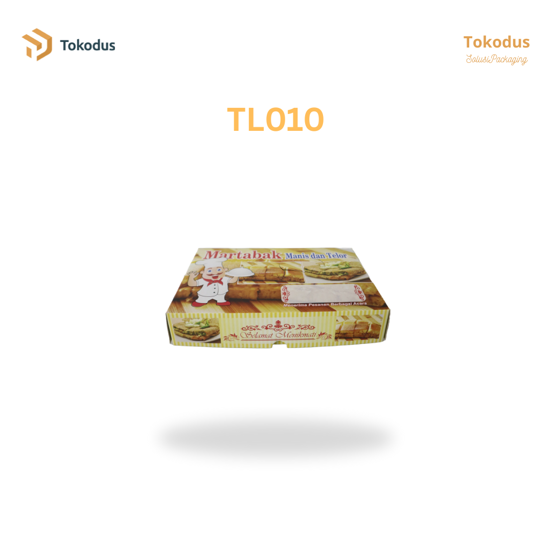TL009 & TL010 Dus Martabak/Dus Roti Bakar Murah/Box Martabak