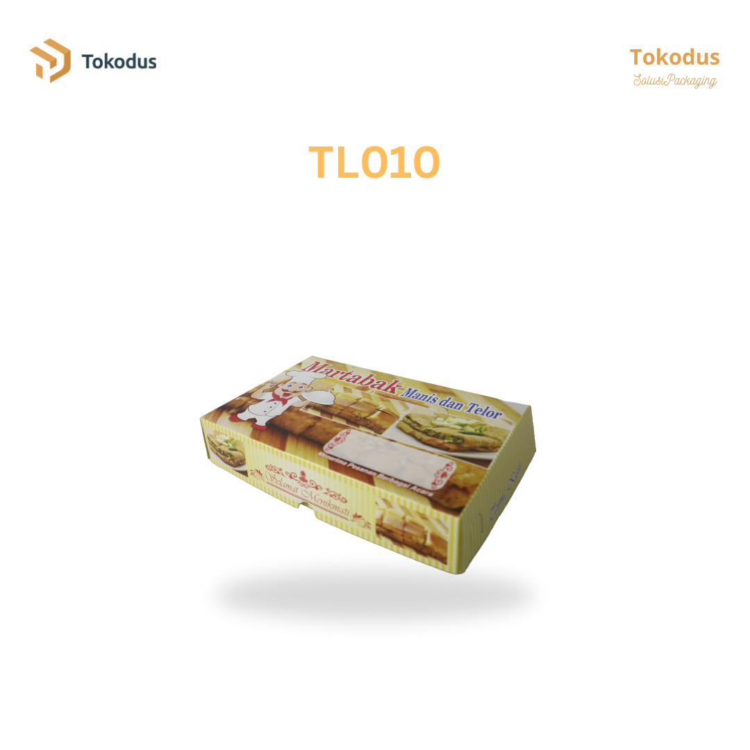 TL009 & TL010 Dus Martabak/Dus Roti Bakar Murah/Box Martabak