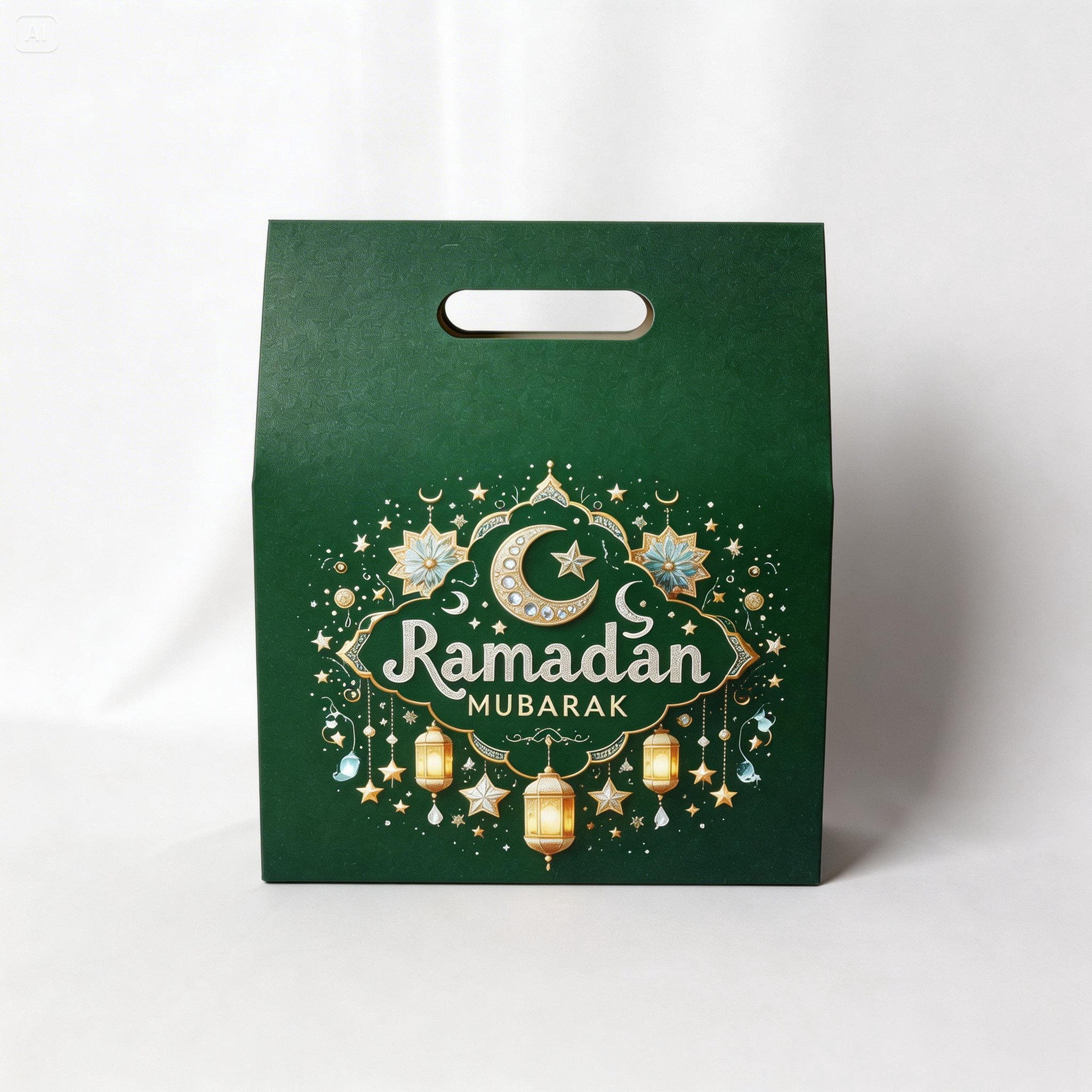 Dus Premium Lebaran HIJAU PAPERBAG - 3